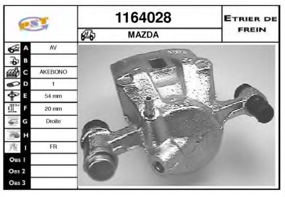 SNRA 1164028 Brake Caliper